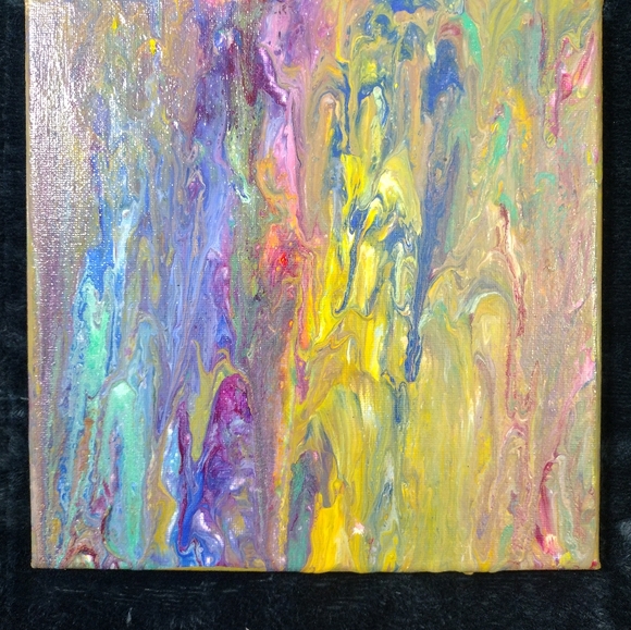 Acrylic fluid art painting - Picture 2 of 2